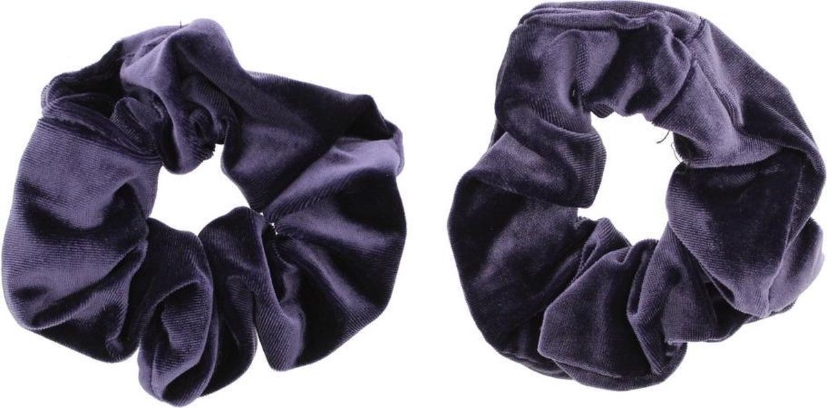 Attitude Holland Haar scrunchie Luxury velvet Paars