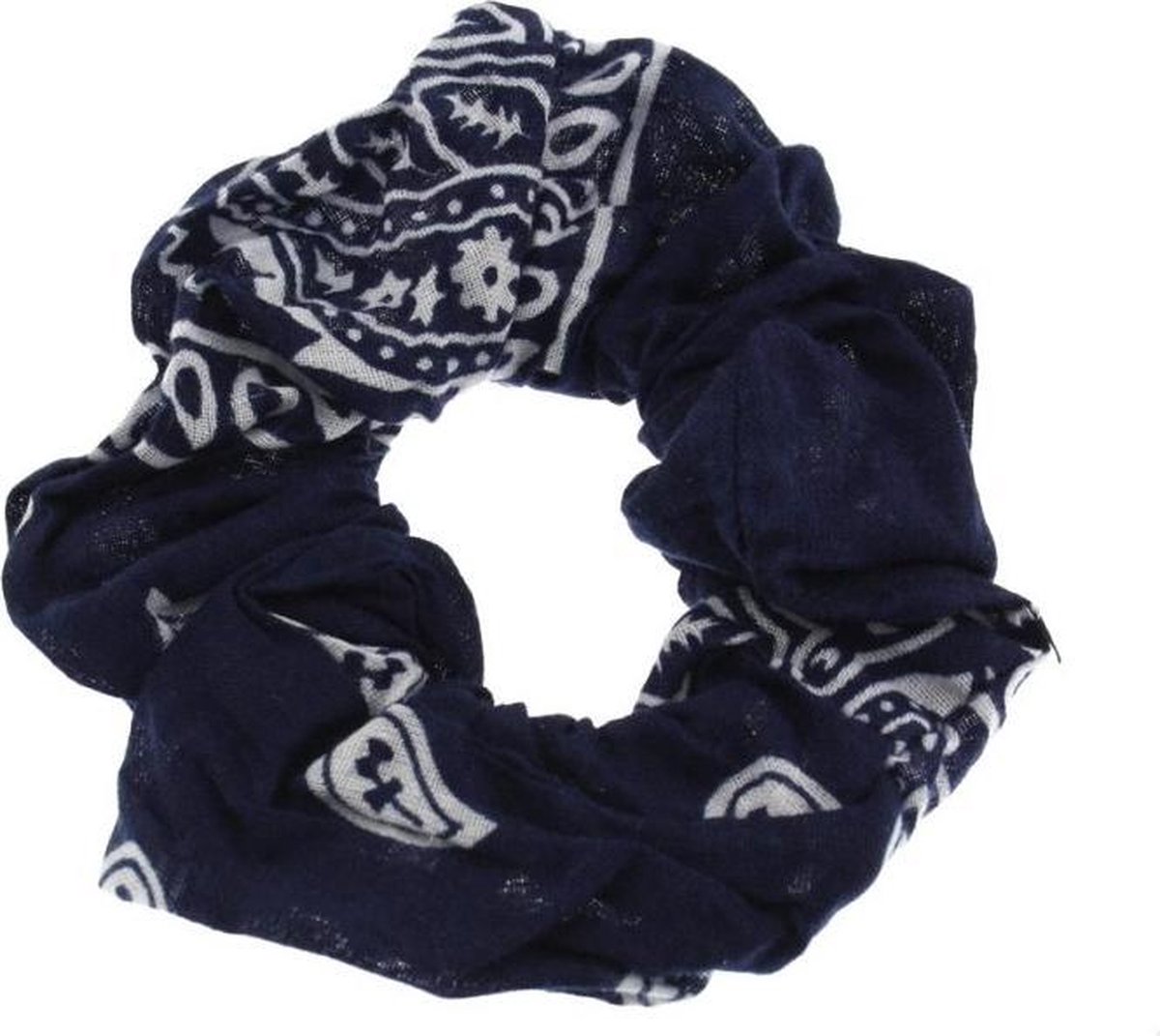 Attitude Holland Haar scrunchie Paisley Blauw