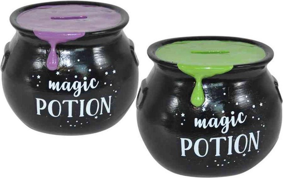 Attitude Holland Spaarpot Magic Potion Set van 2 Multicolours