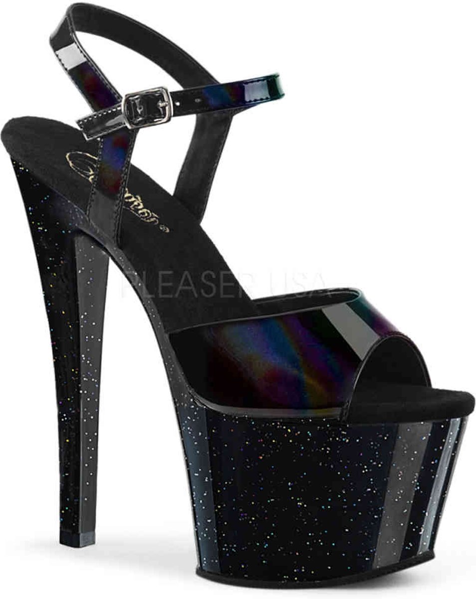 SKY-308N (EU 35 = US 5) 7 Heel, 2 3/4 PF Ankle Strap Sandal