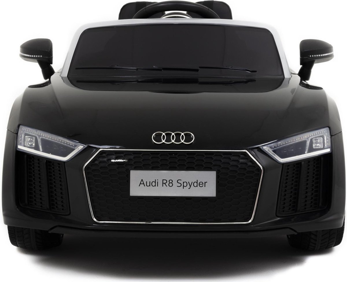 Audi R8 Elektrische Kinderauto - Accu Auto - 1 Pers. - 12V - Met afstandbediening - Zwart