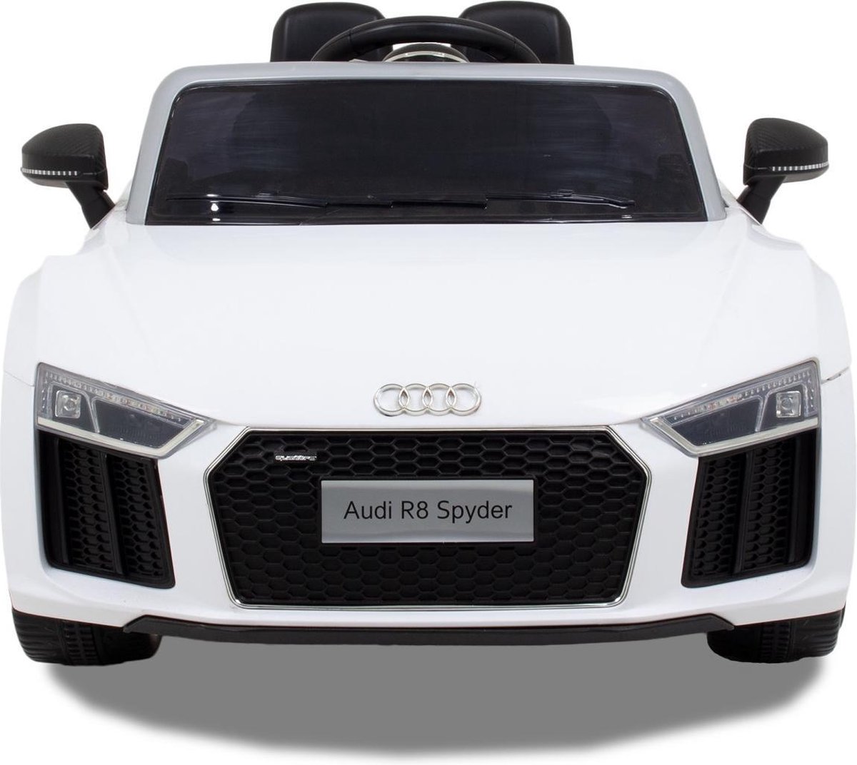 Audi R8 Elektrische Kinderauto - Accu Auto - 1 Pers. - 12V - Met afstandbediening - wit