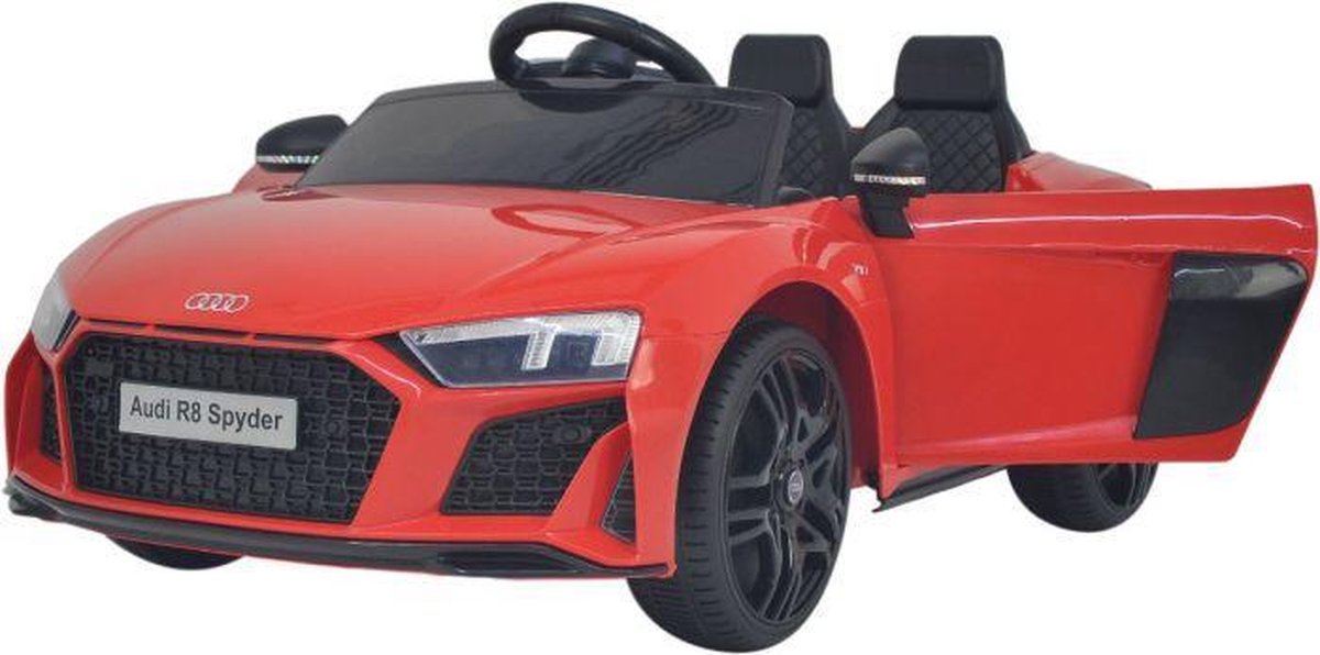 Audi R8 Elektrische Kinderauto - Accu Auto - 1 Pers. - 12V - Met afstandbediening - wit