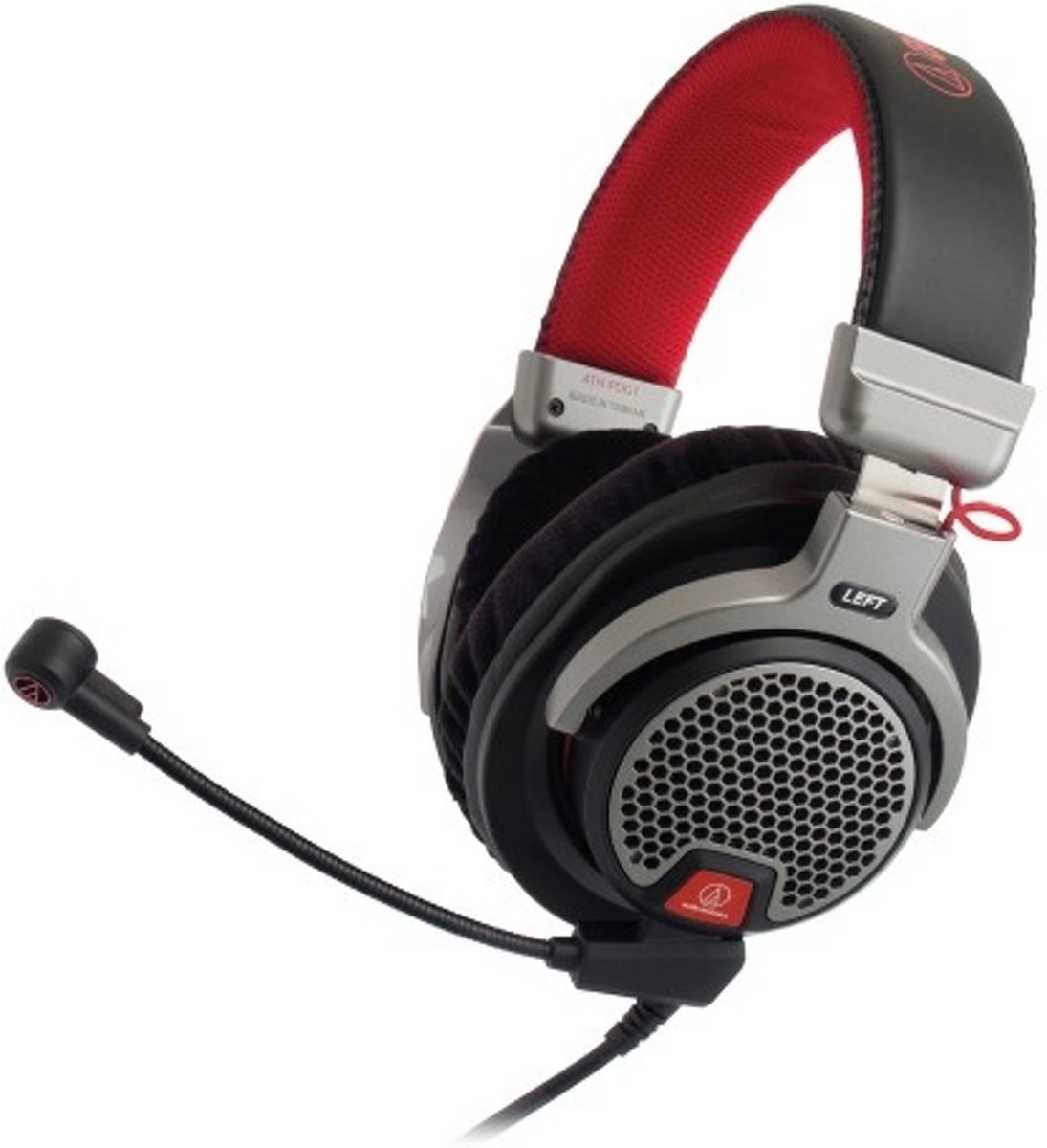 Audio-Technica ATH-PDG1 Stereofonisch Hoofdband Zwart, Grijs, Rood hoofdtelefoon