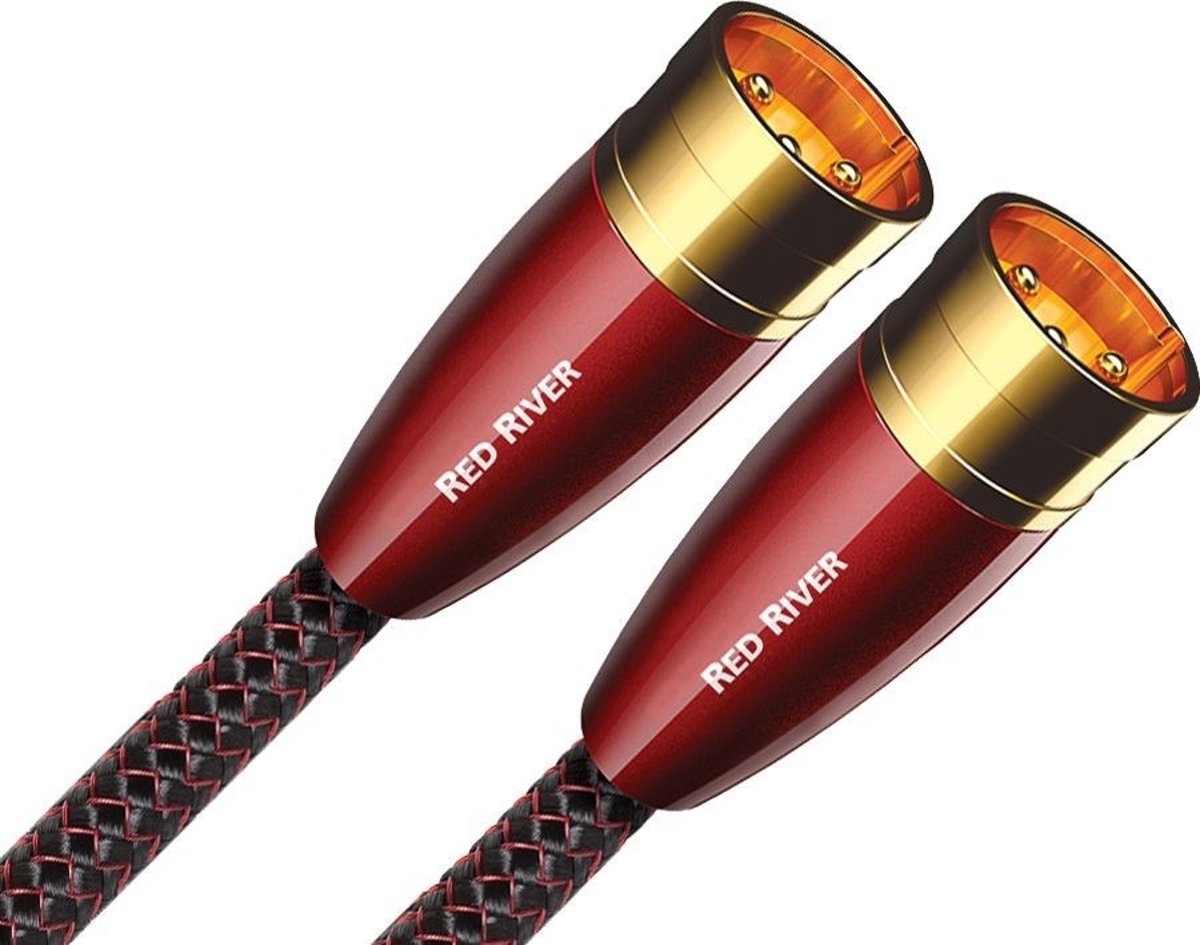 AudioQuest 0.5m Red River XLR audio kabel 0,5 m XLR (3-pin) Zwart