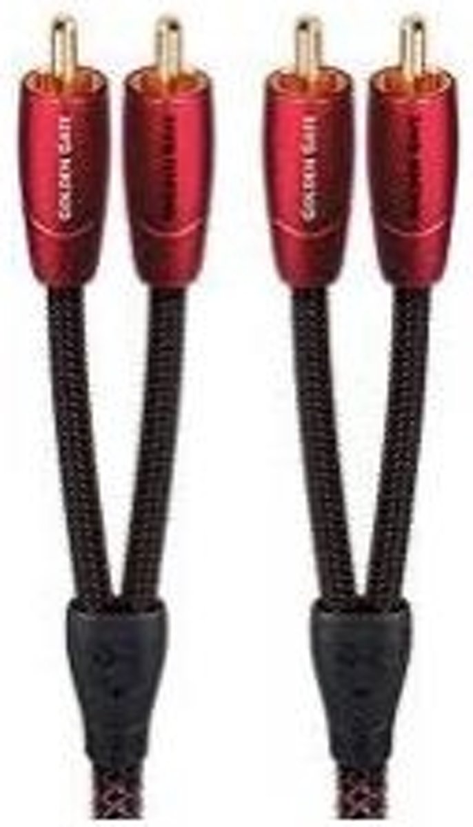 AudioQuest 12m Golden Gate RCA 12m 2 x RCA 2 x RCA Zwart audio kabel