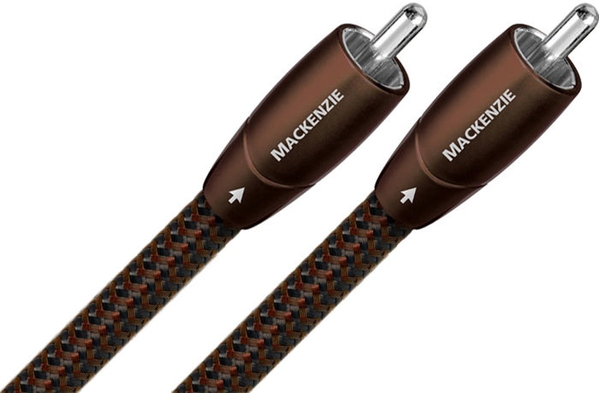 AudioQuest 2m Mackenzie RCA audio kabel Zwart