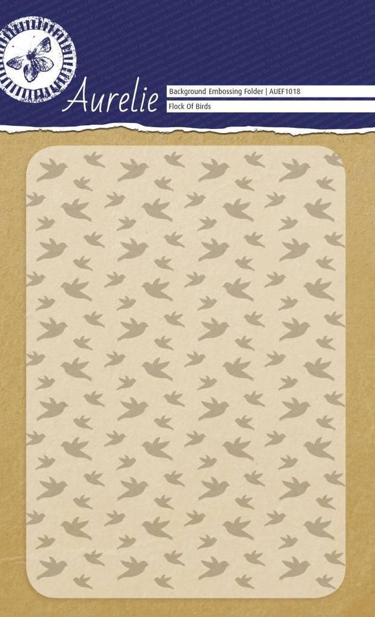 Flock Of Birds Background Embossing Folder (AUEF1018)