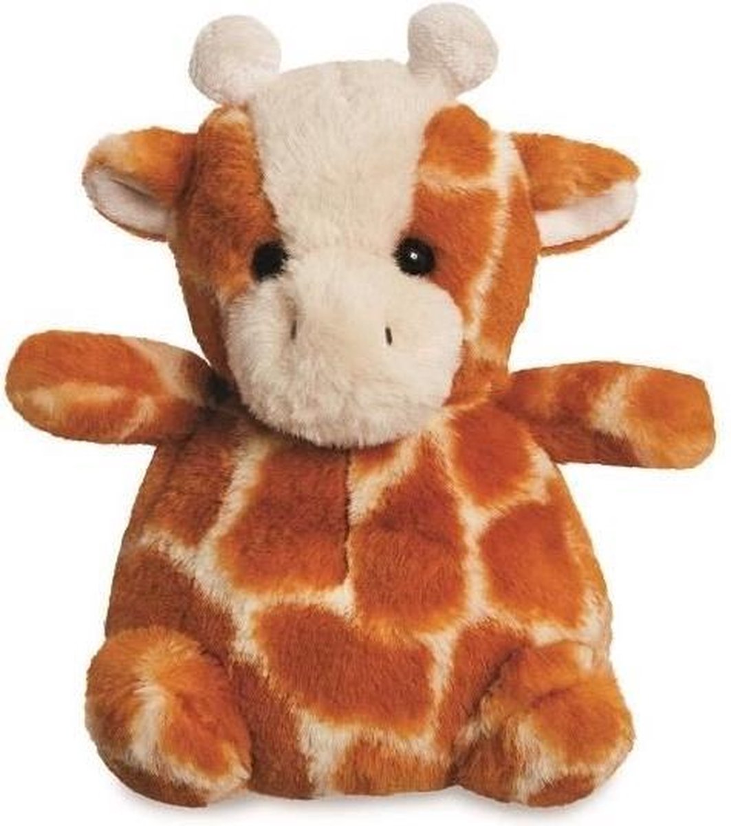 Aurora Knuffel Cuddle Pals Giraffe 18 Cm Pluche Bruin