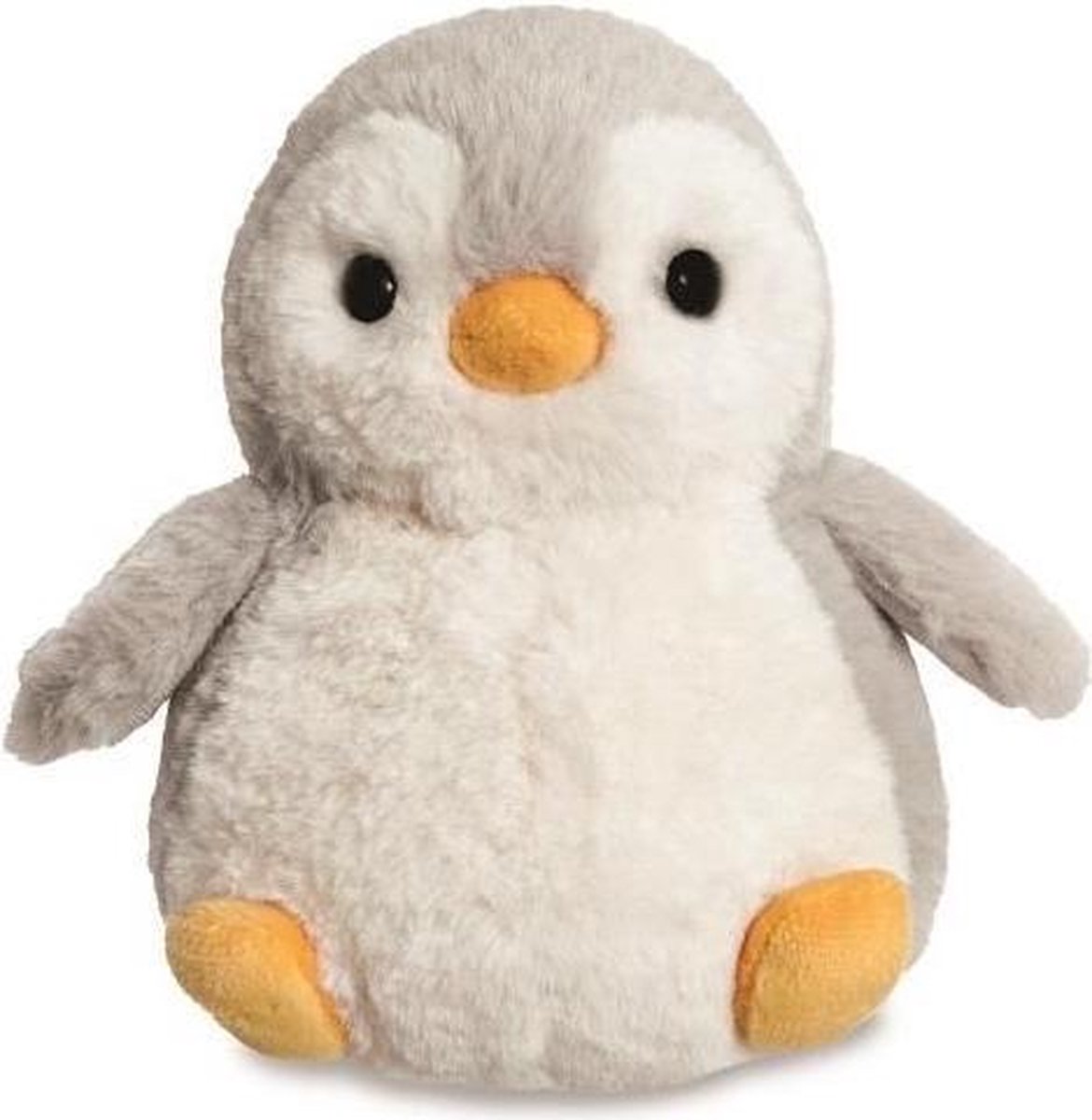 Aurora Knuffel Cuddle Pals Pinguïn 18 Cm Pluche Grijs/wit