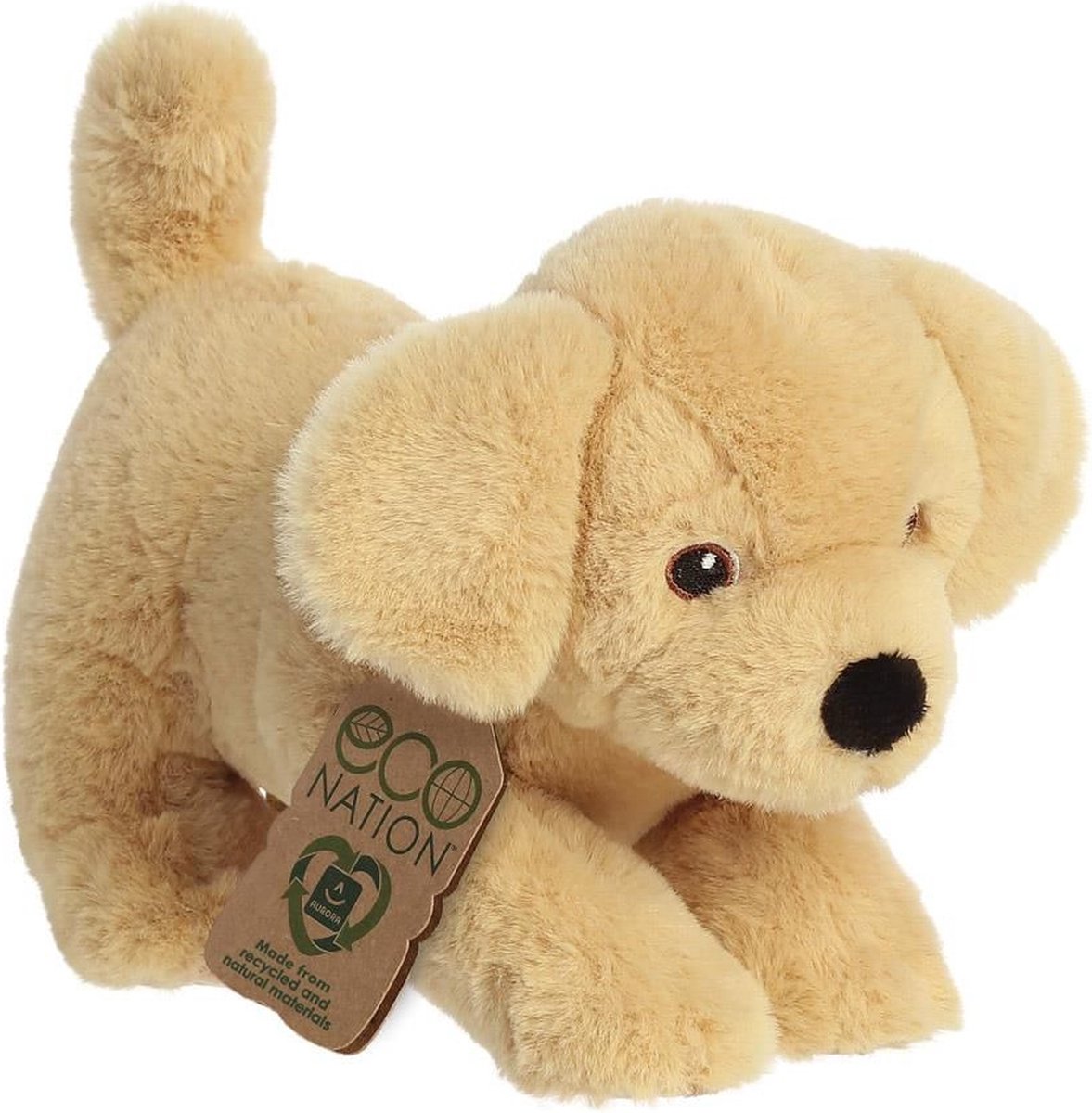 Aurora Knuffel Eco Nation Labrador Junior 21 Cm Pluche Naturel