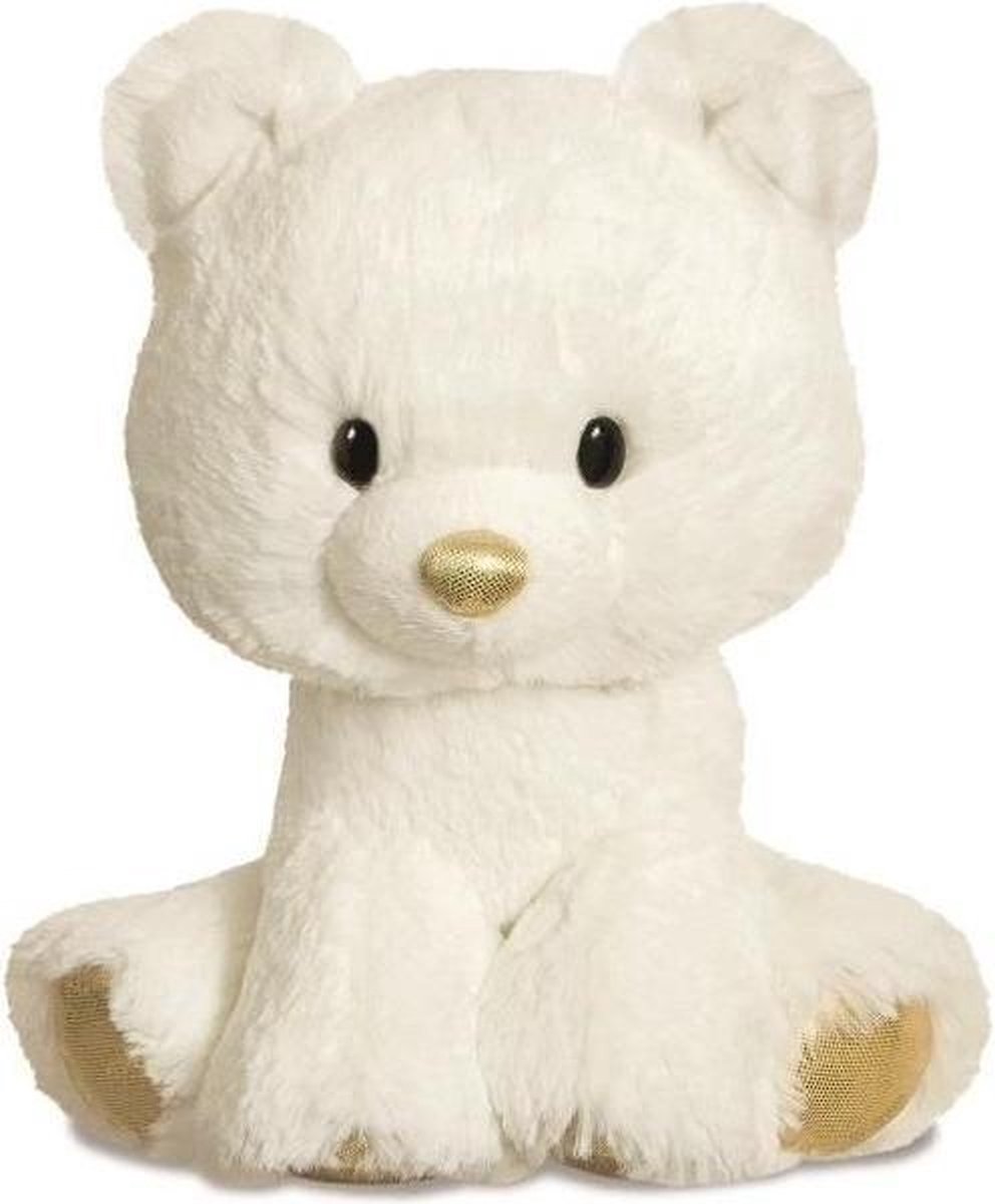 Aurora Knuffel Glitzy Tots Polar Bear 20 Cm Pluche Wit