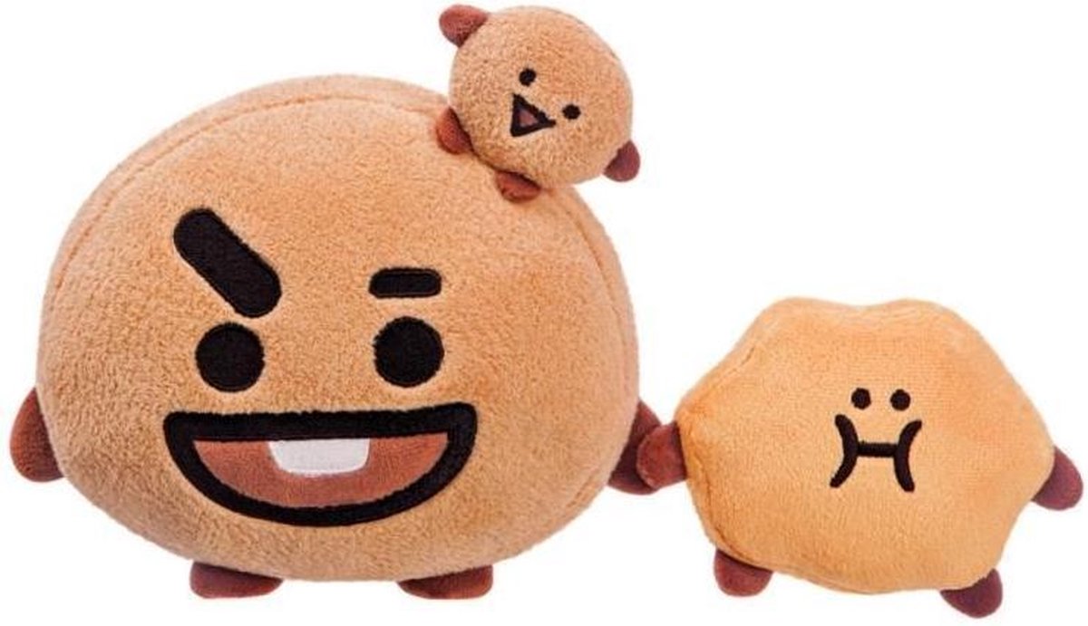 Aurora Knuffel Linefriends Bt21 Shooky 17 Cm Pluche Bruin