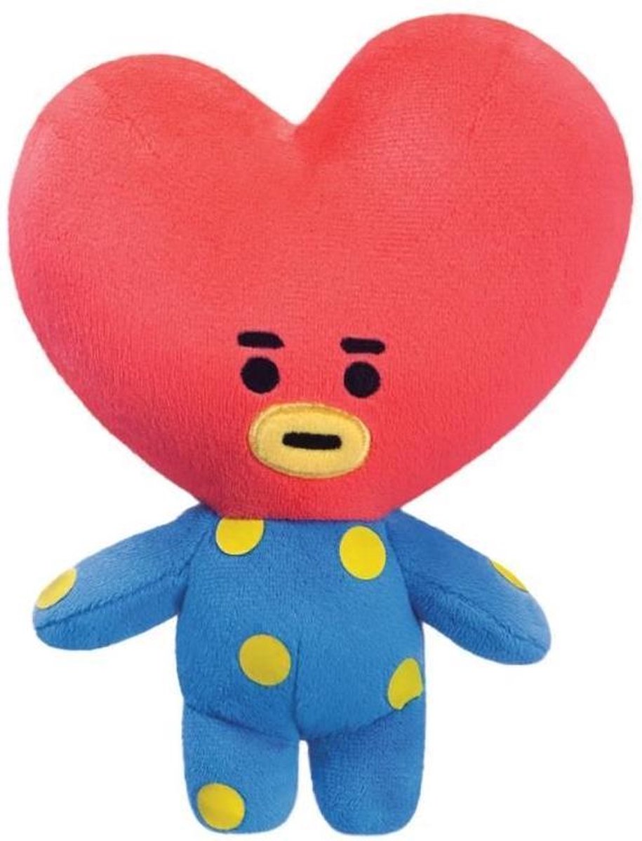 Aurora Knuffel Linefriends Bt21 Tata 18 Cm Pluche Rood/blauw