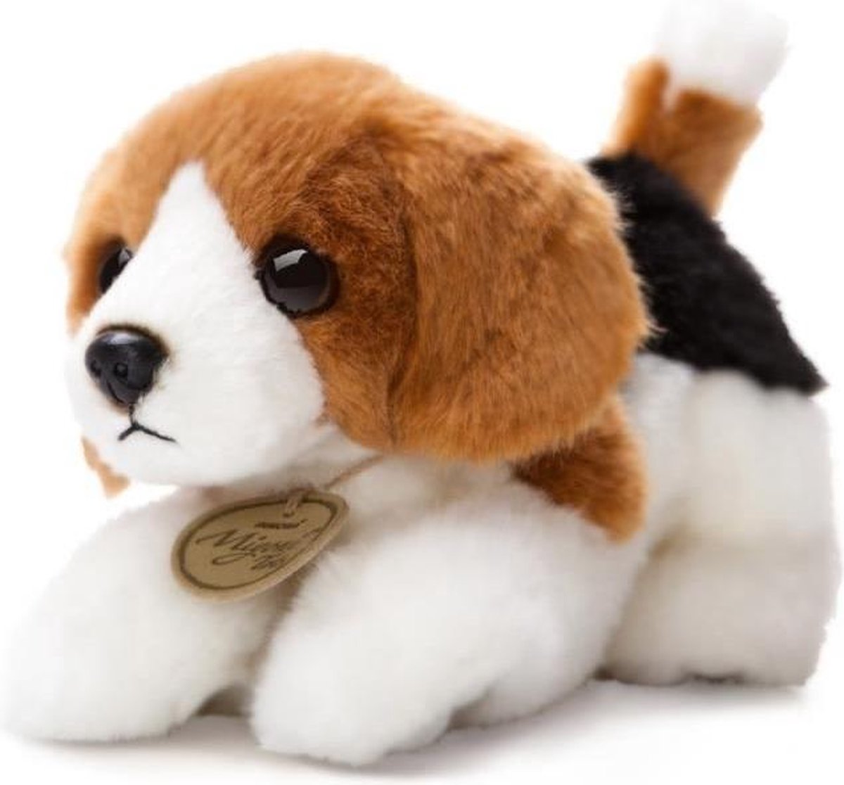 Aurora Knuffel Mini Yoni Beagle Bruin/wit 20 Cm