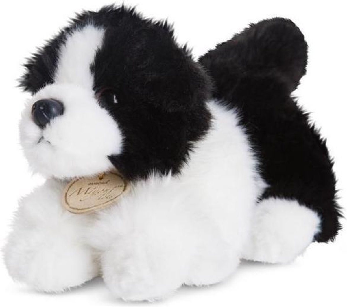 Aurora Knuffel Mini Yoni Border Collie Zwart/wit 20 Cm