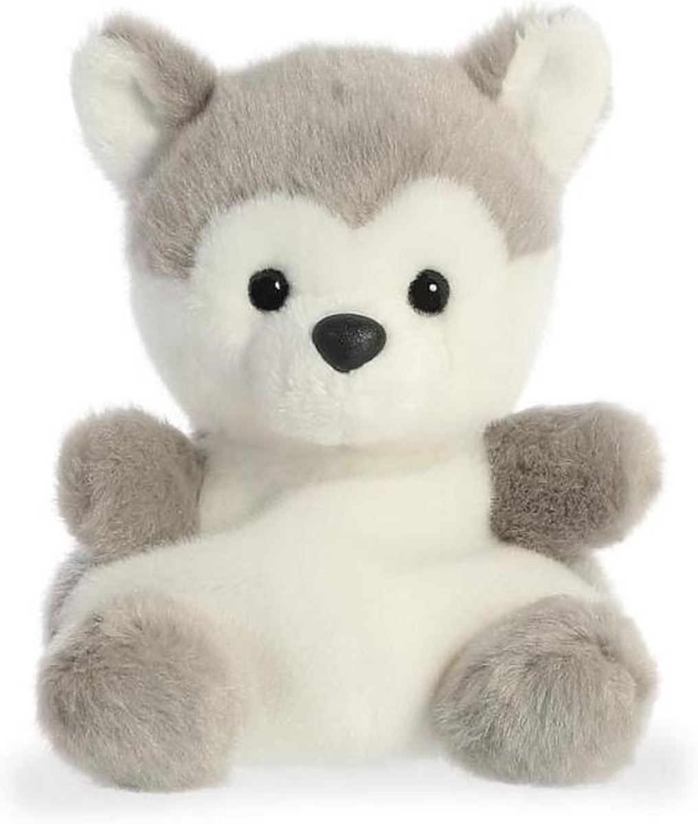 Aurora Knuffel Palm Pals Husky Grijs 13 Cm