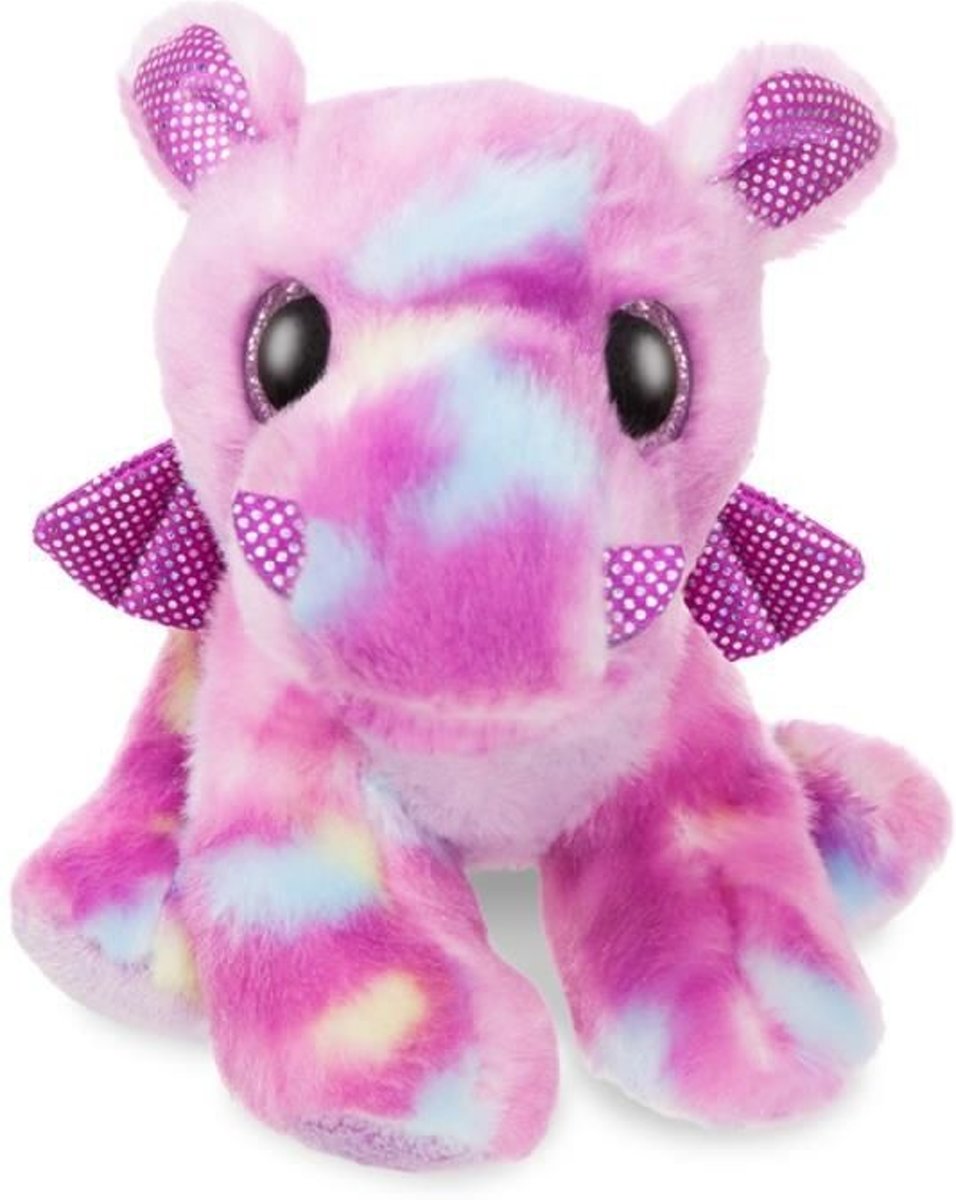 Aurora Knuffel Sparkle Tales Amethi Draak Paars 18 Cm