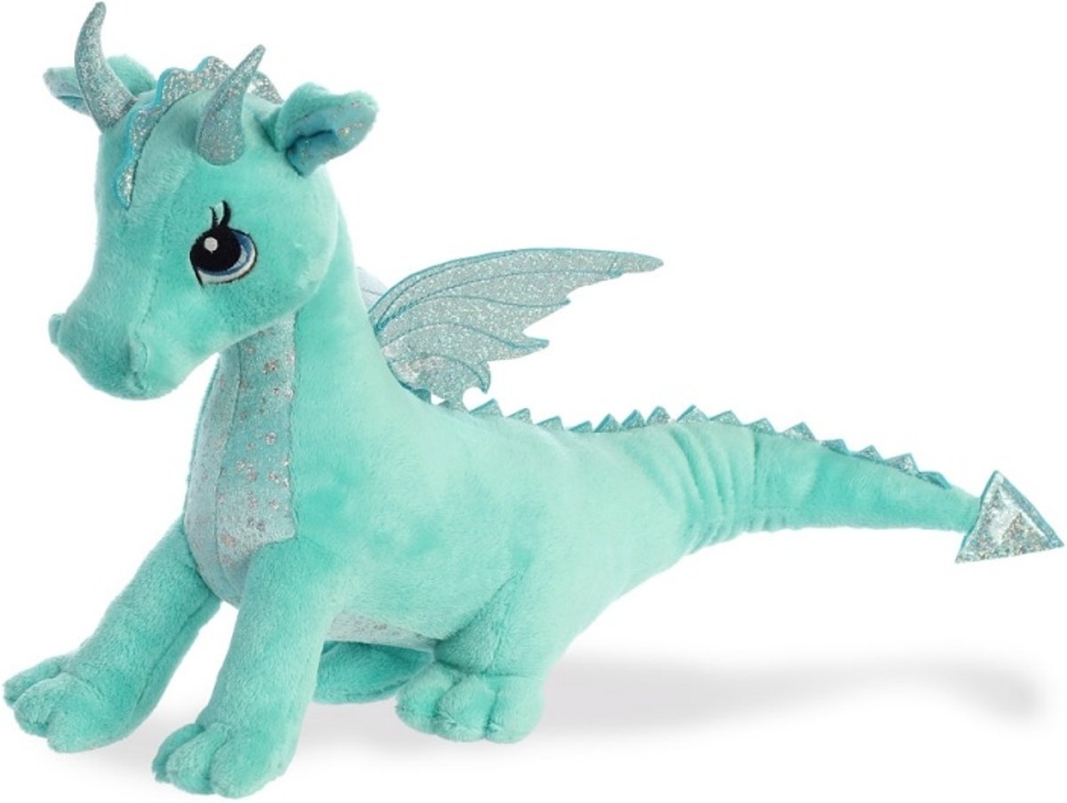 Aurora Knuffel Sparkle Tales Willow Draak Aqua 30,5 Cm