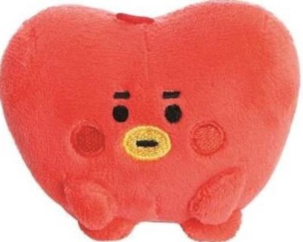 Aurora Knuffel Tata Baby Pong Pong Junior 8 Cm Pluche Rood