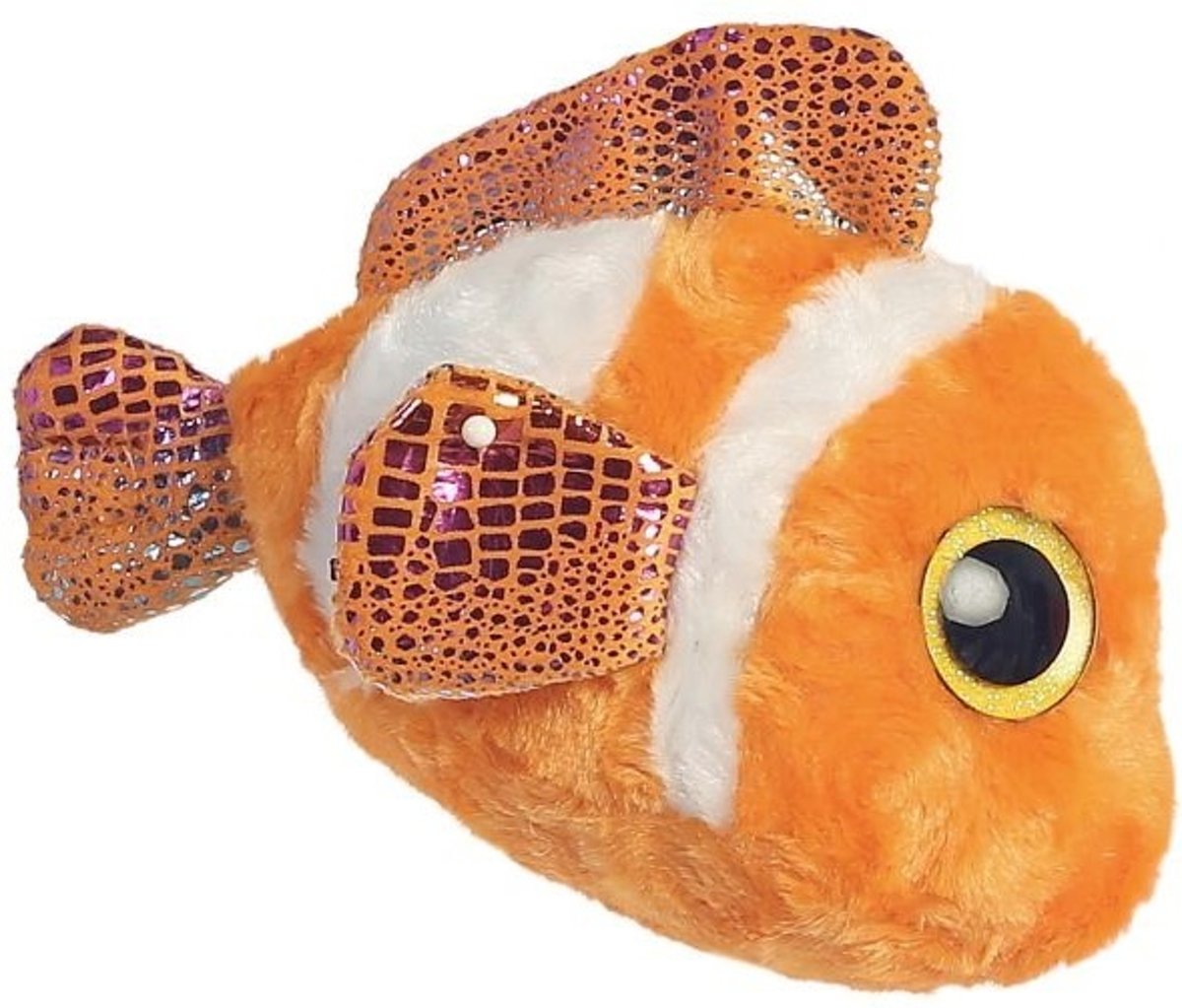 Aurora Knuffel Yoohoo Clownee Clownvis Oranje 20,2 Cm