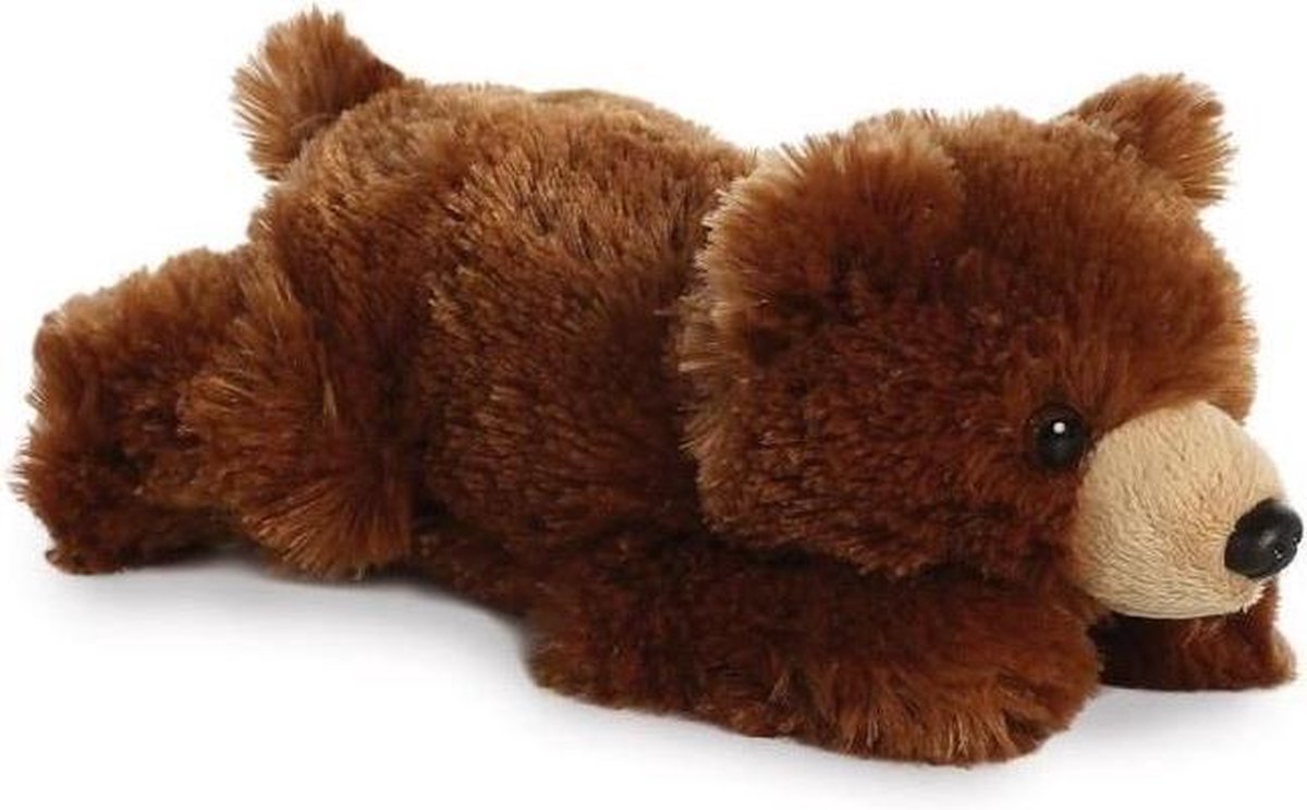 Aurora Knuffelbeer Flopsie Junior 20,5 Cm Pluche Bruin