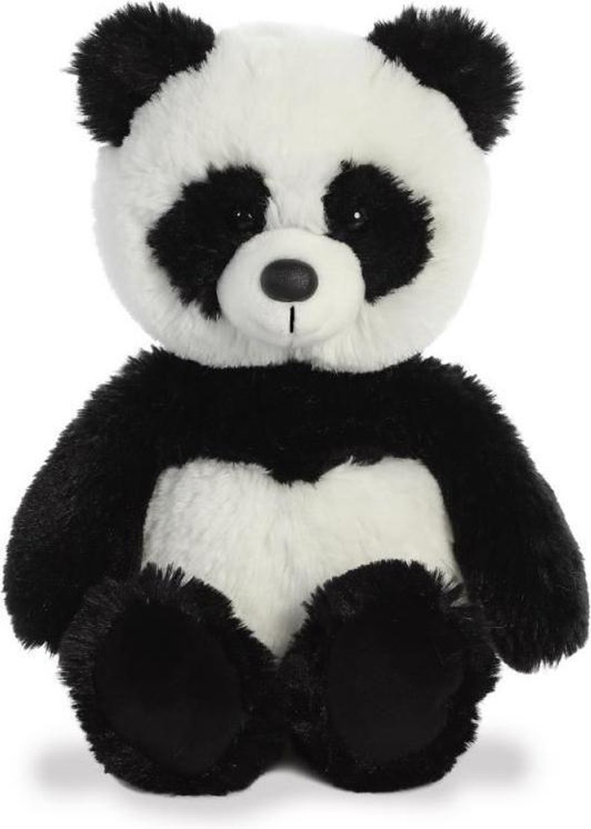 Aurora Knuffelpanda Cuddly Friends 30 Cm Pluche Zwart/wit