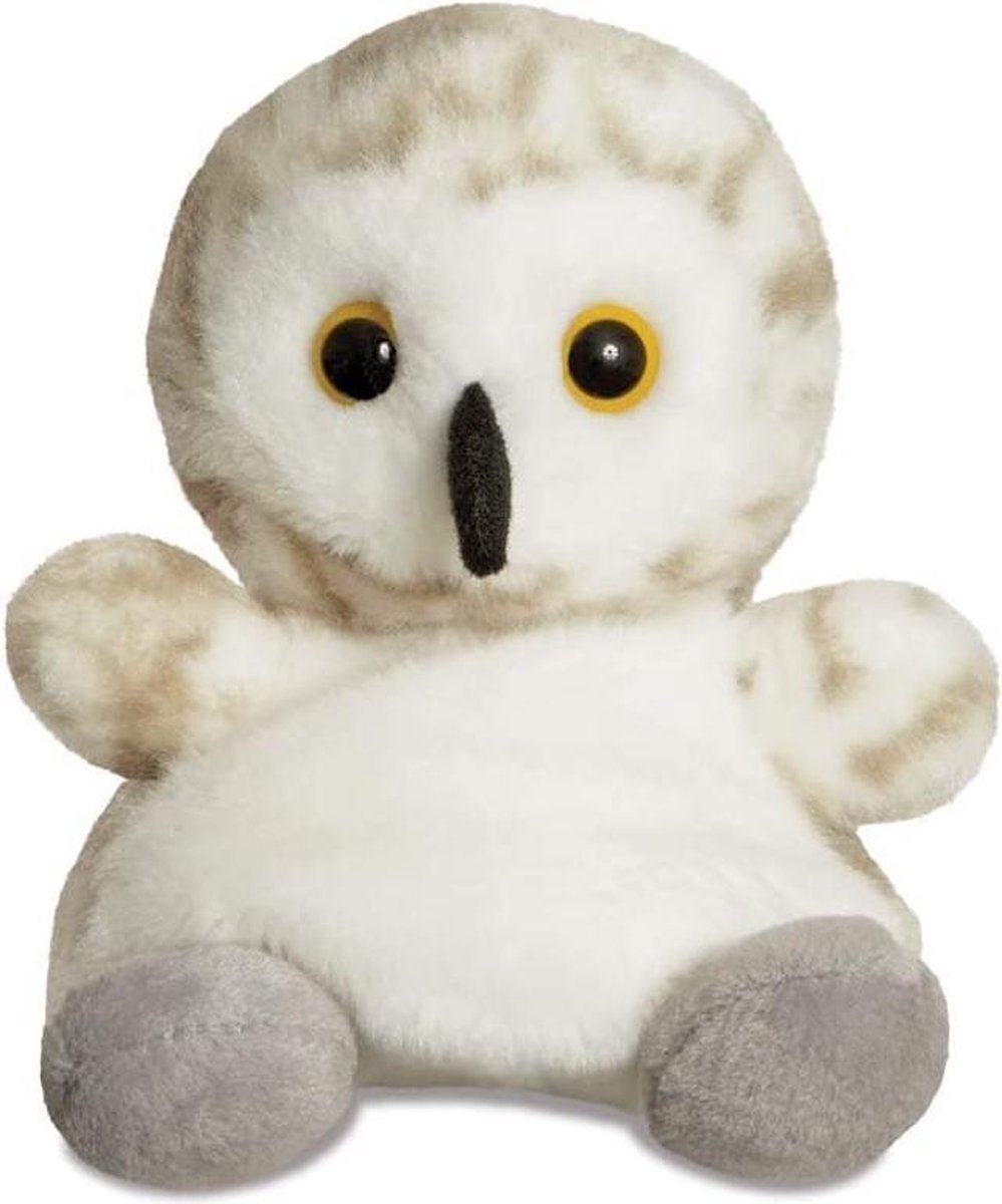 Aurora Knuffelsneeuwuil Palm Pals 13 Cm Pluche Crème/wit