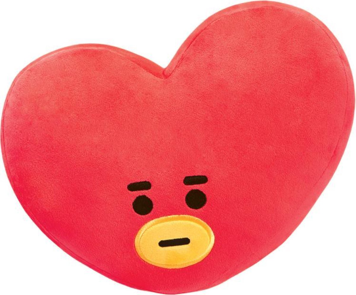 Aurora Kussen Bt21 TATA Junior 26 Cm Pluche Rood