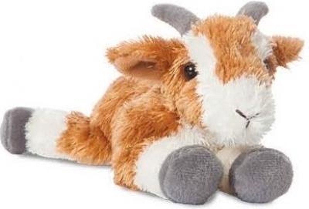 Knuffel Mini Flopsie geit bruin gevlekt 20,5 cm