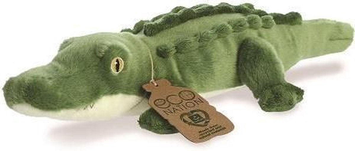 Knuffel eco nation alligator 36 cm