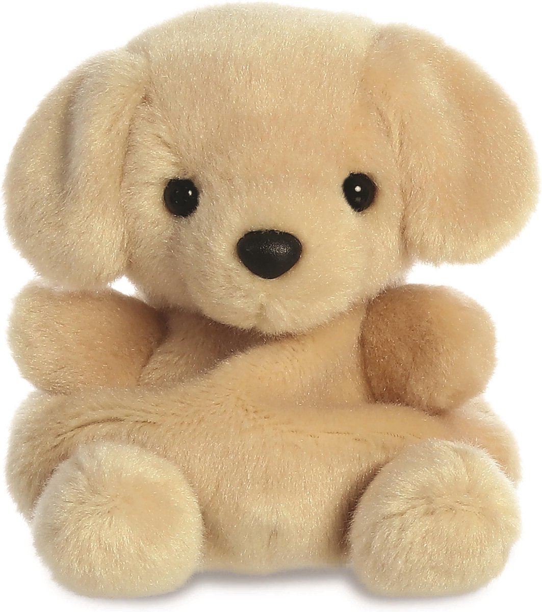 Pluche dieren knuffels labrador hond van 13 cm - Knuffeldieren honden speelgoed