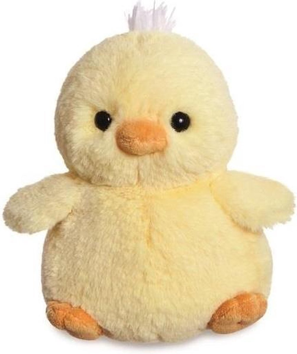 knuffel Cuddle Pals kuiken 18 cm pluche geel