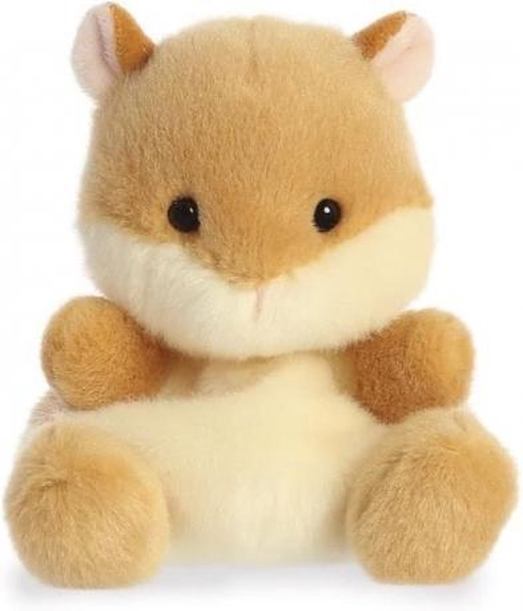 knuffel Palm Pals hamster bruin 13 cm