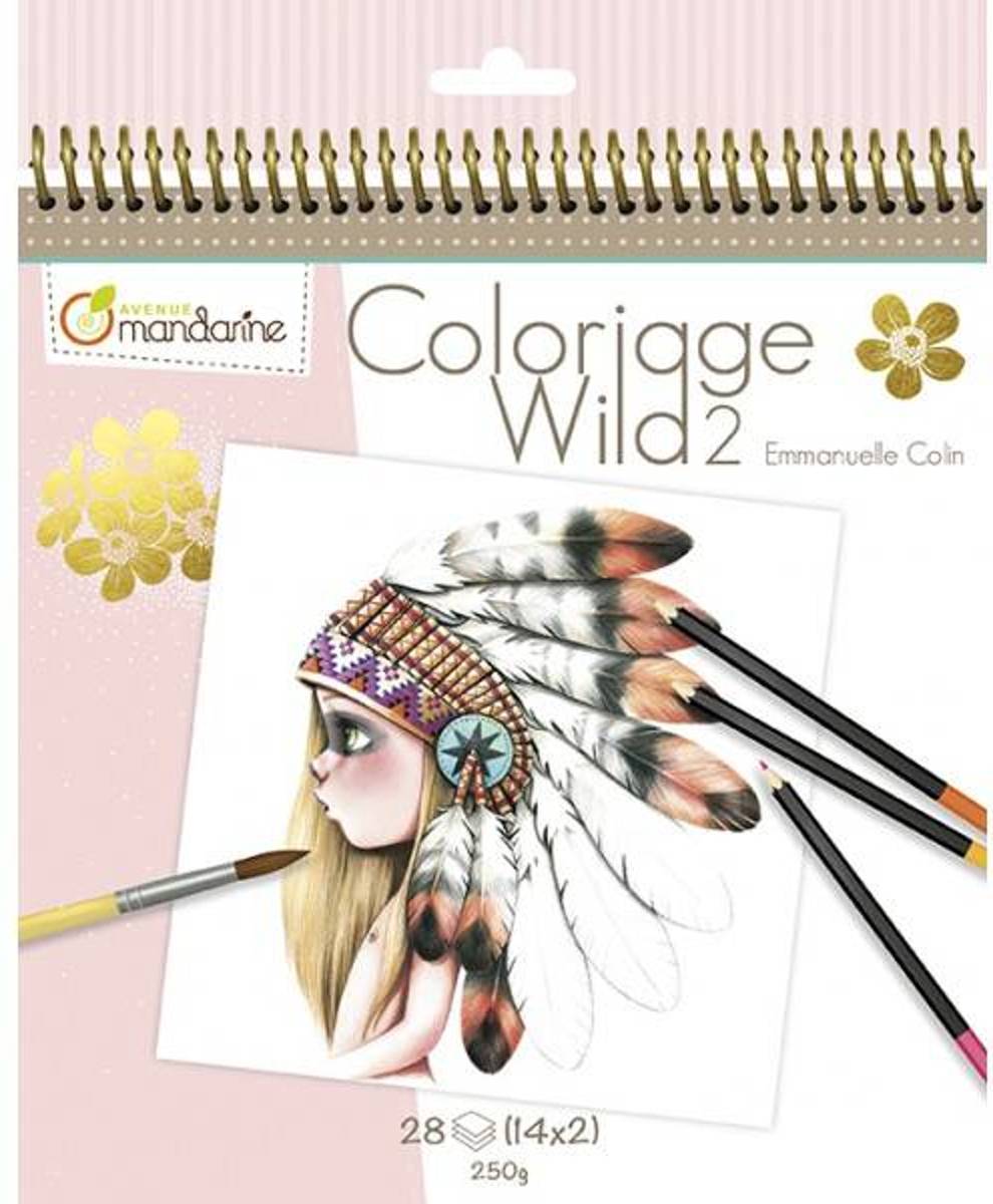   Coloriage Wild 2 Emmanuelle Colin