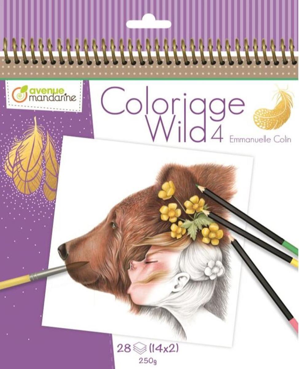 Coloriage Wild 4 - Emmanuelle Colin