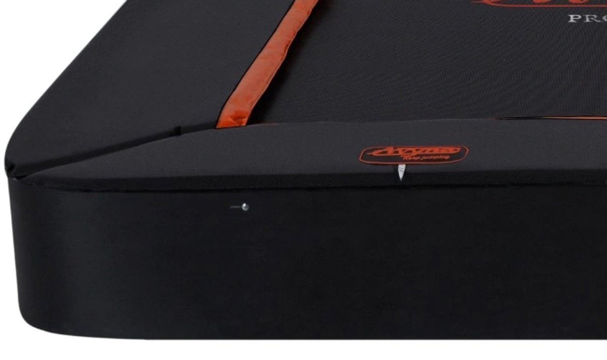   FlatLevel Trampoline Rand 275x190 cm – Zwart – Rechthoekig – Origineel   Randkussen