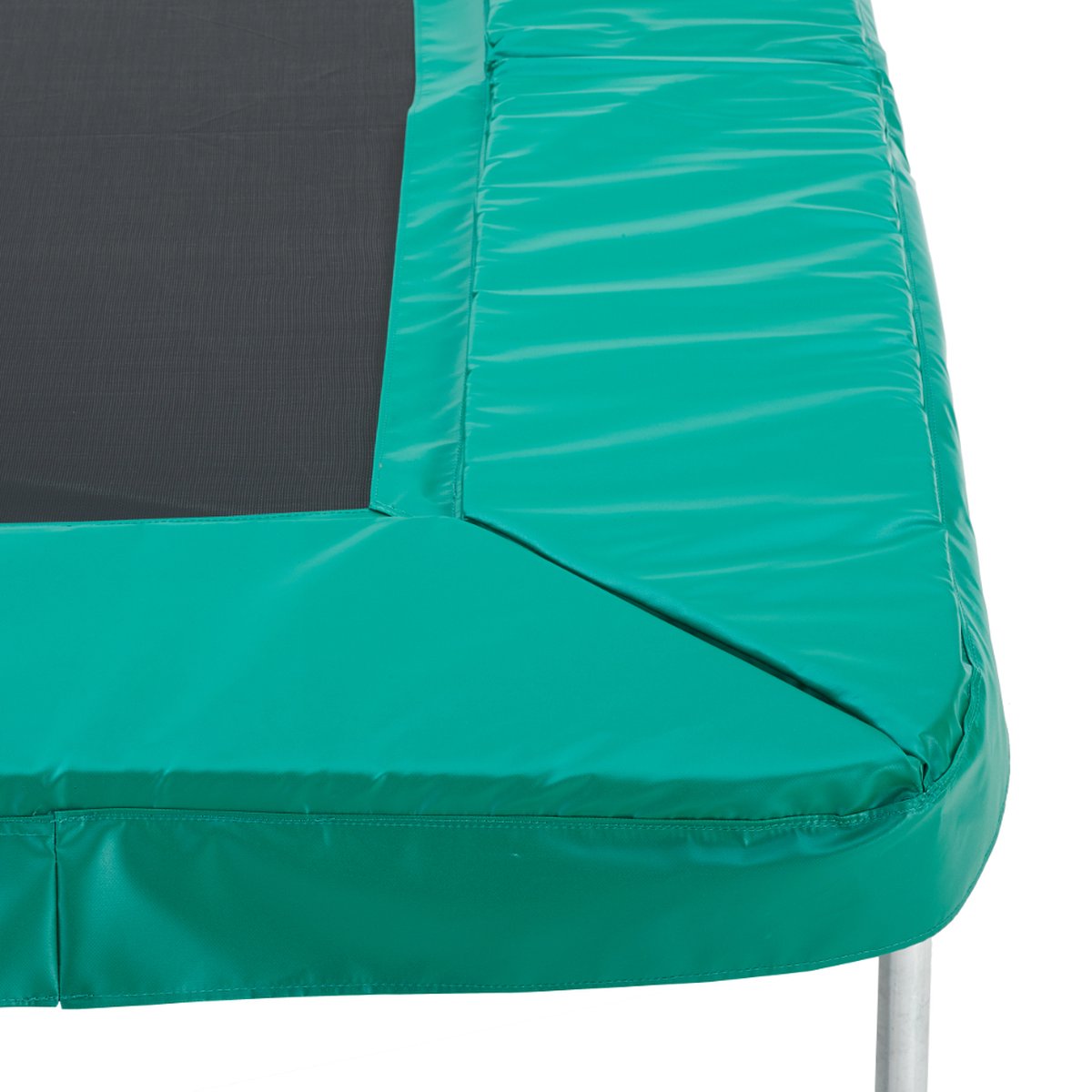   Trampoline Beschermrand tbv Gymleader Family - 380 x 255 cm - Groen - UV-bestendig Randkussen