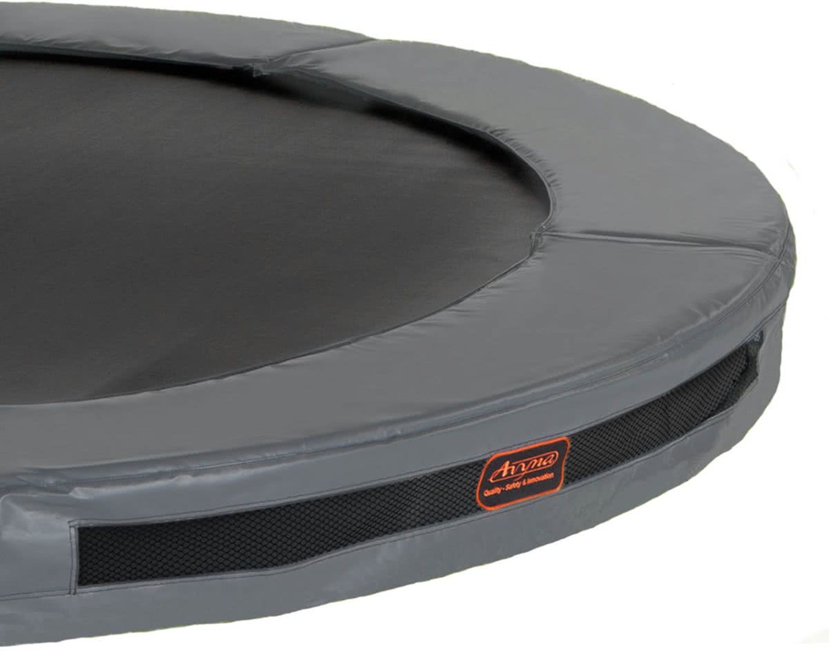 Beschermrand tbv   trampoline PRO-LINE InGround 3,65 (12 ft) Grijs