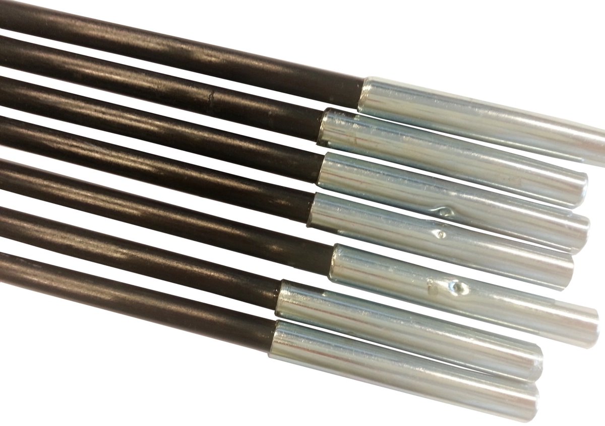 Set met Fiberstokken voor   Trampoline Veiligheidsnet Ø365