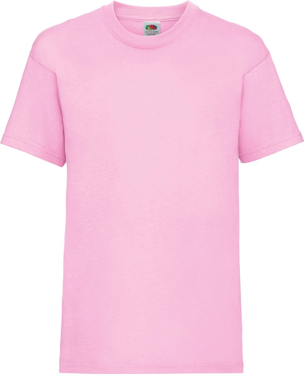 Fruit Of The Loom Kinder / Kinderen Unisex Valueweight T-shirt met korte mouwen (Licht Rose)