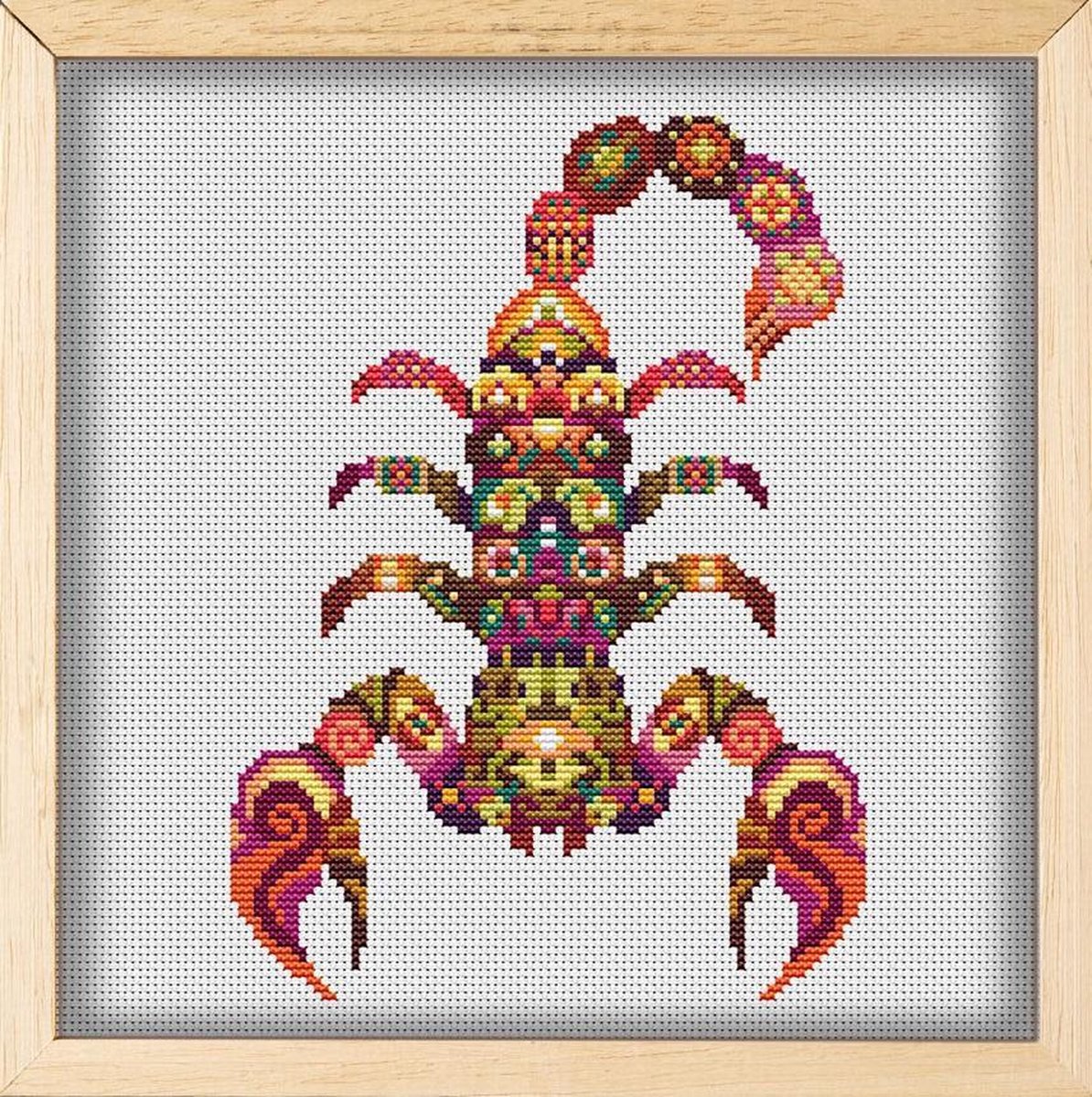 Borduurpakket MANDALA - SCHORPIOEN (scorpio)