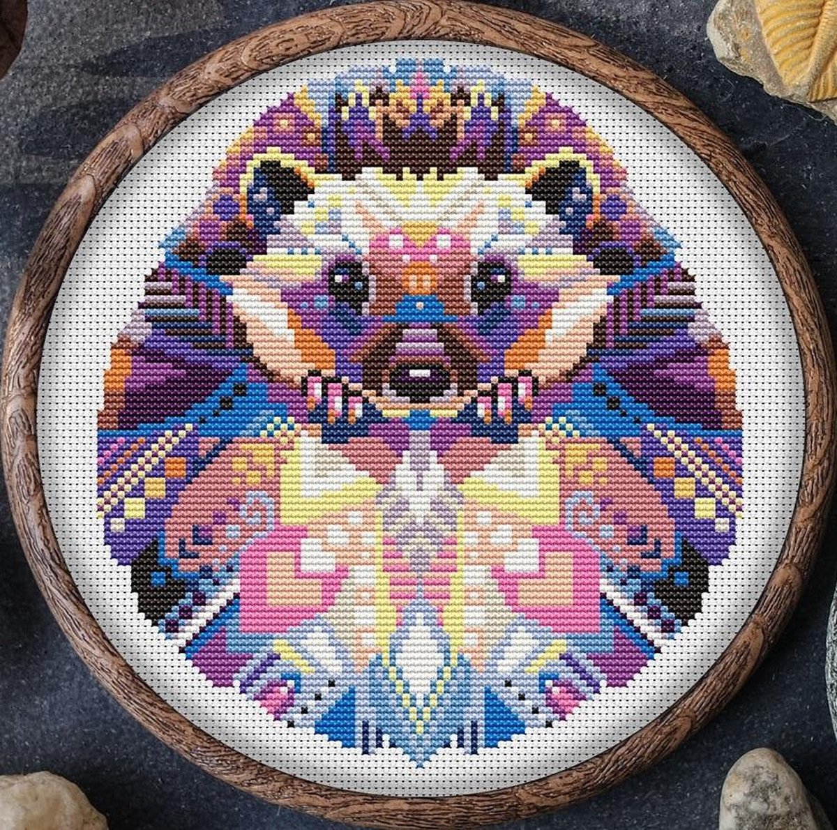 Borduurpakket MANDALA EGEL