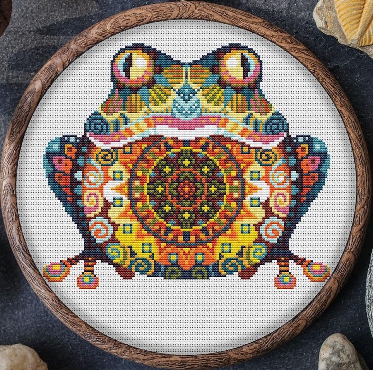 Borduurpakket MANDALA KIKKER