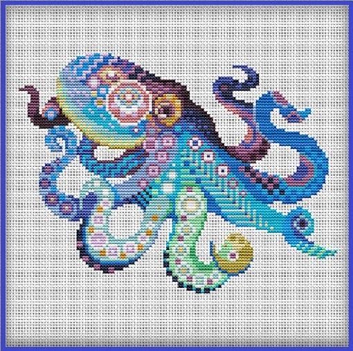 Borduurpakket MANDALA OCTOPUS - AWSOME PATTERNS