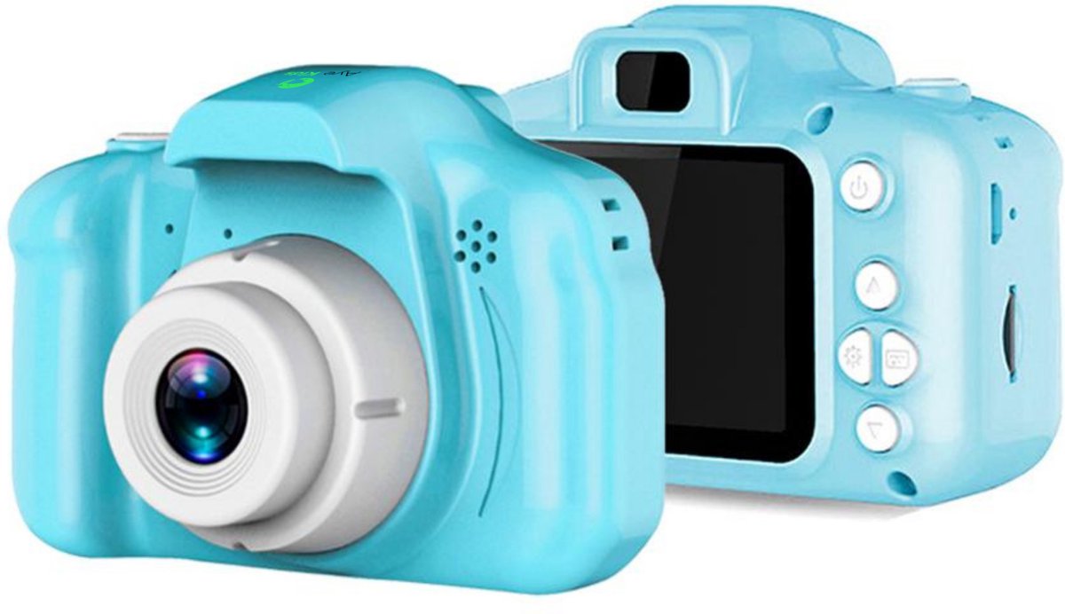 AyeKids Kindercamera 2-in-1 - Fototoestel voor Kinderen - Camera - Speelgoed - Foto - Blauw