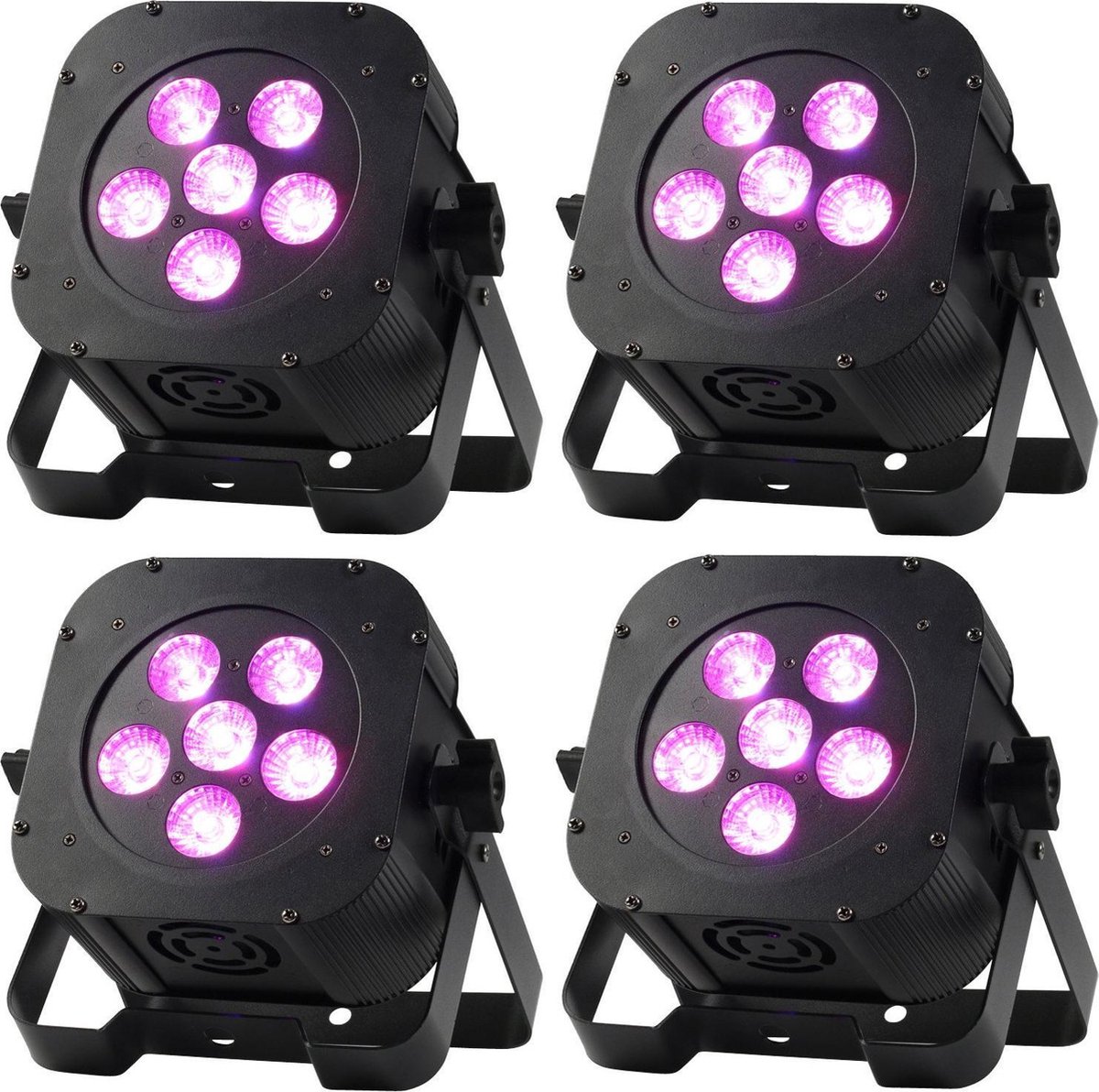 Ayra ComPar 10 5-in-1 RGBAW LED spot (set van 4)