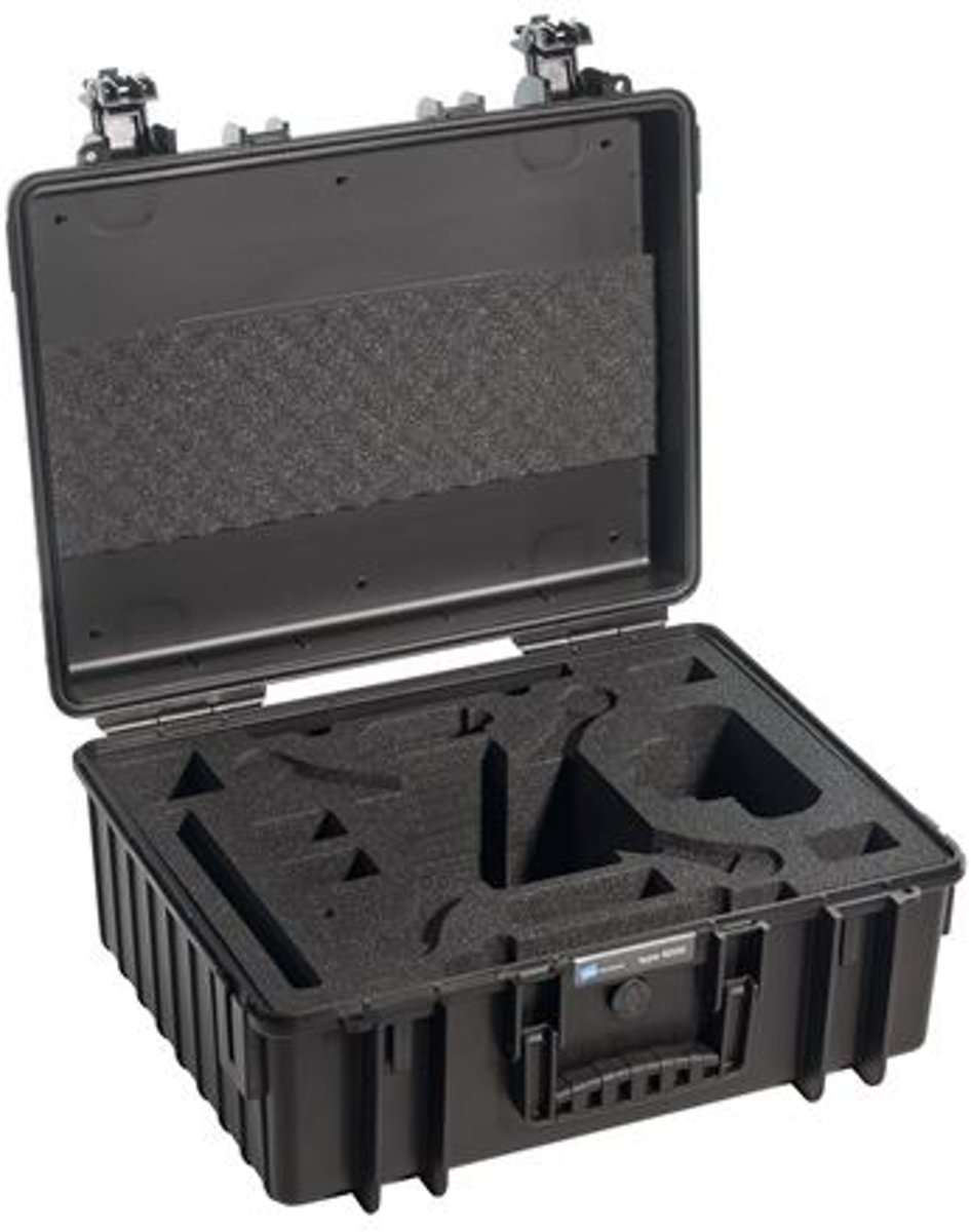 B&W Copter Case Type 6000/B zwart met DJI Phantom 3 Inlay