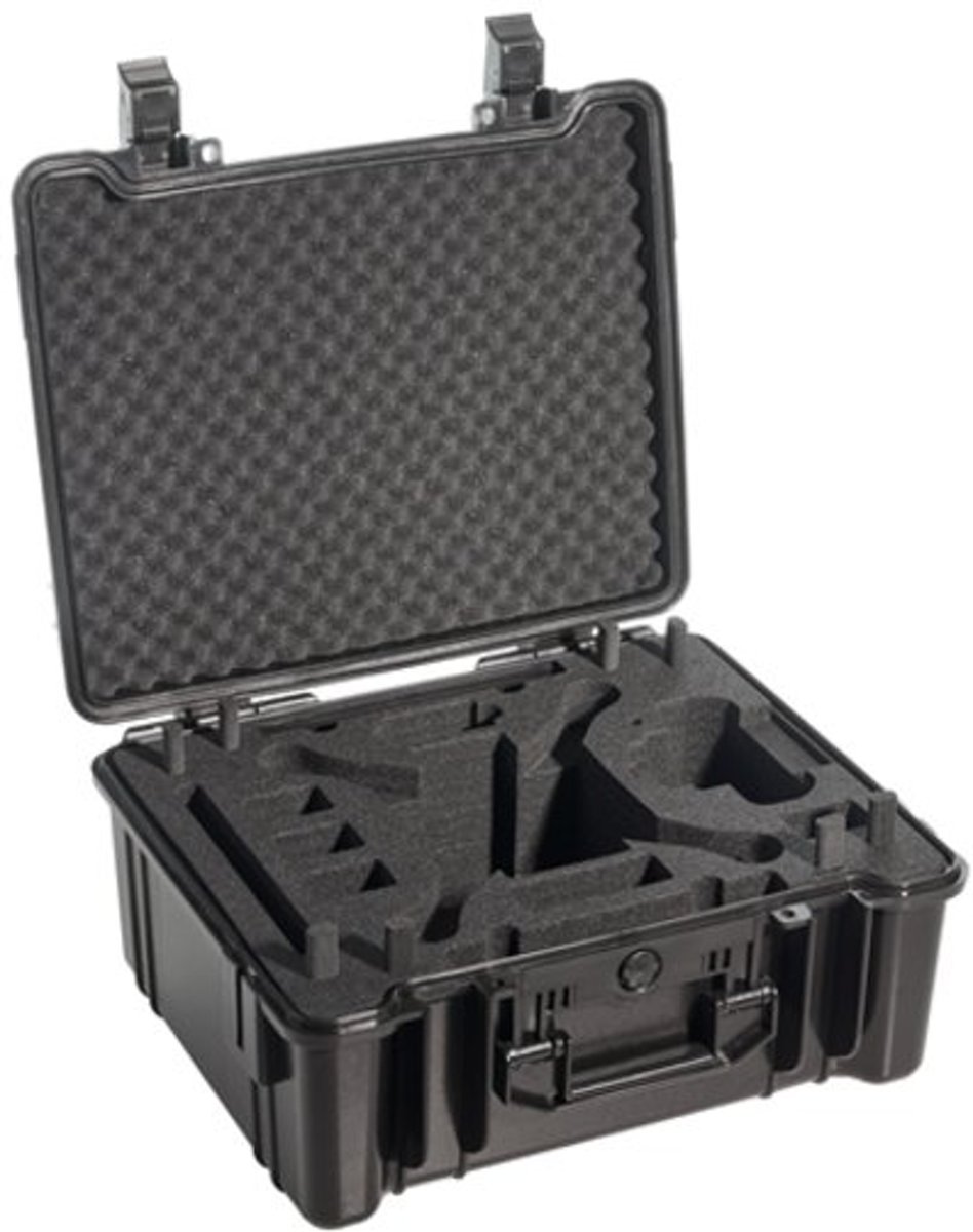 B&W Copter Case Type 61/B zwart met DJI Phantom 3 Inlay