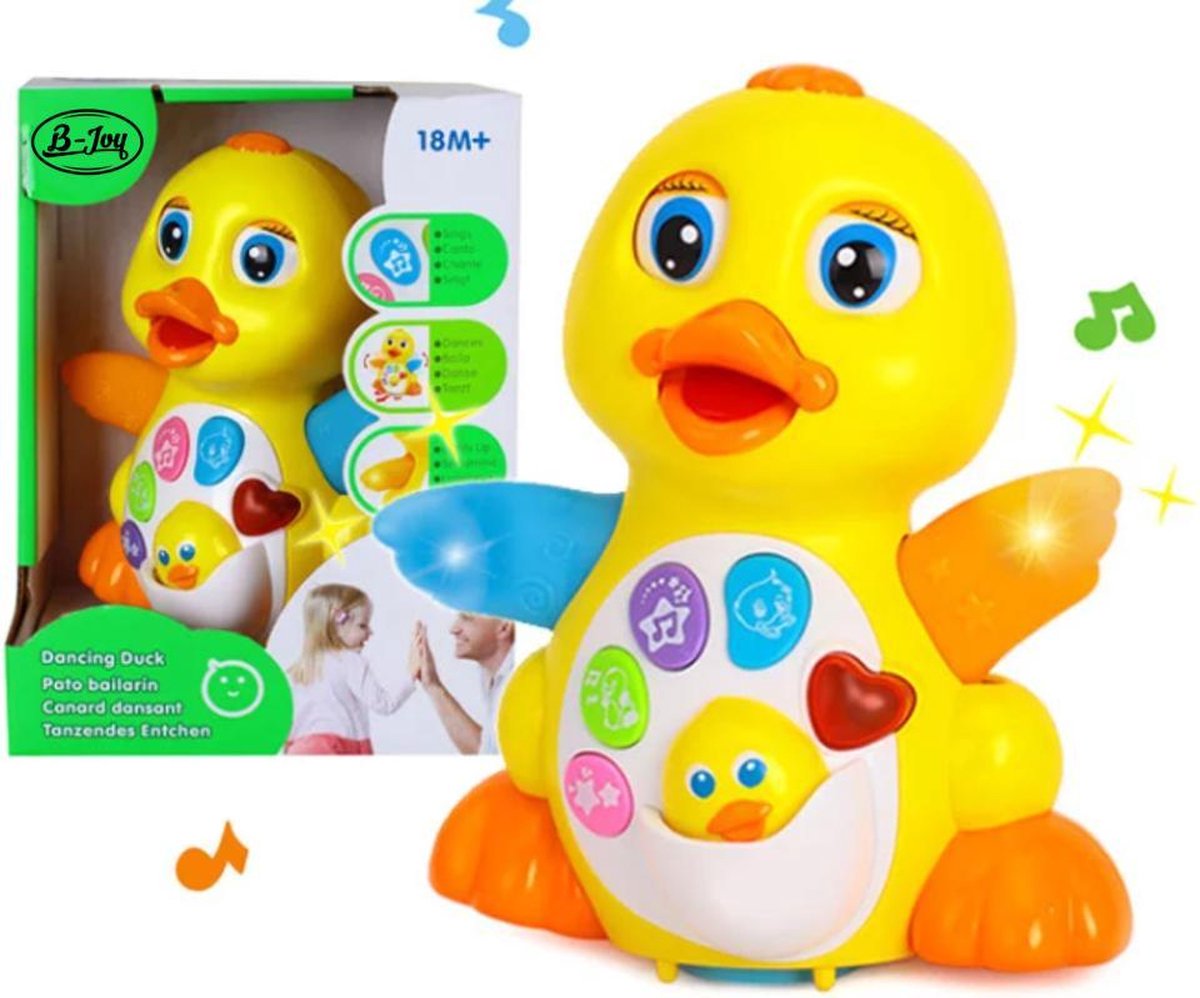 B-Joy Leuke Gele eend Muzikaal speelgoed Speelgoed - Interactief Duck Toy voor kinderen Dancing Zingen - Educatief speelgoed  Lopend speelgoed  Veilig voor kinderen Cadeau Baby speelgoed